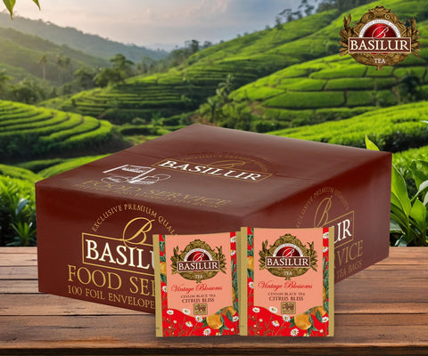 Basilur Citrus Bliss - 100 Envelope Premium Bulk Pack