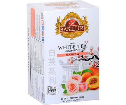Ceylon White Tea - strawberry & Vanilla - 20 Enveloped Tea Bags