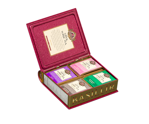 Gin & Tonic Tea Assorted - Red Limited Edition - 32 Enveloped Tea Bags - 4 Flavours