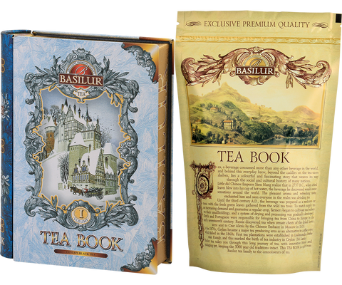 Tea Book I Blue - Cornflower, Malwa & Jasmine Flower Black Tea - 100g Loose Leaf