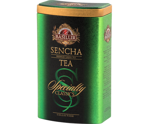 Specialty Classics Sencha Green -Tin Caddy - 100g Loose Leaf Ceylon Green Tea