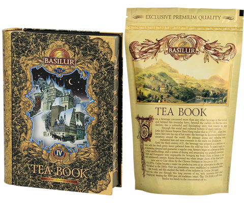 Tea Book IV Black- Luxury Special Silver Tip Tea with Premium Black Tea - 100g Loose Leaf