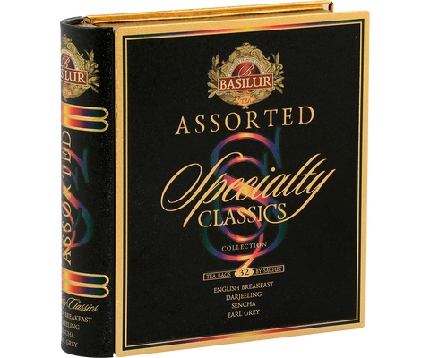 Specialty Classics Tea Book - 32 Assorted Enveloped Tea Bags - 4 Flavours