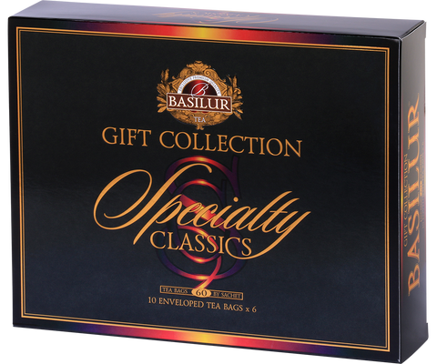 Specialty Classics Assortment - 60 Enveloped Tea Bags - 6 Flavours