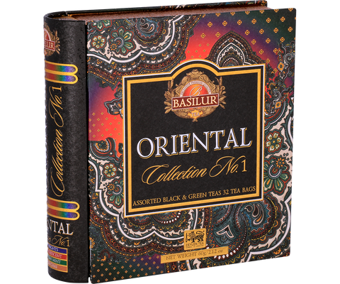 Oriental Collection No.1 Tea Book - 32 Assorted Enveloped Tea Bags - 4 Flavours