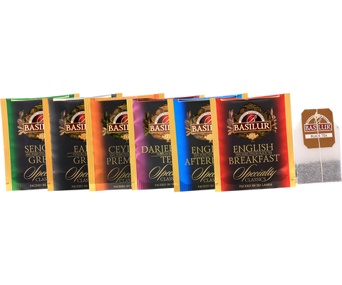 Specialty Classics Assortment - 60 Enveloped Tea Bags - 6 Flavours